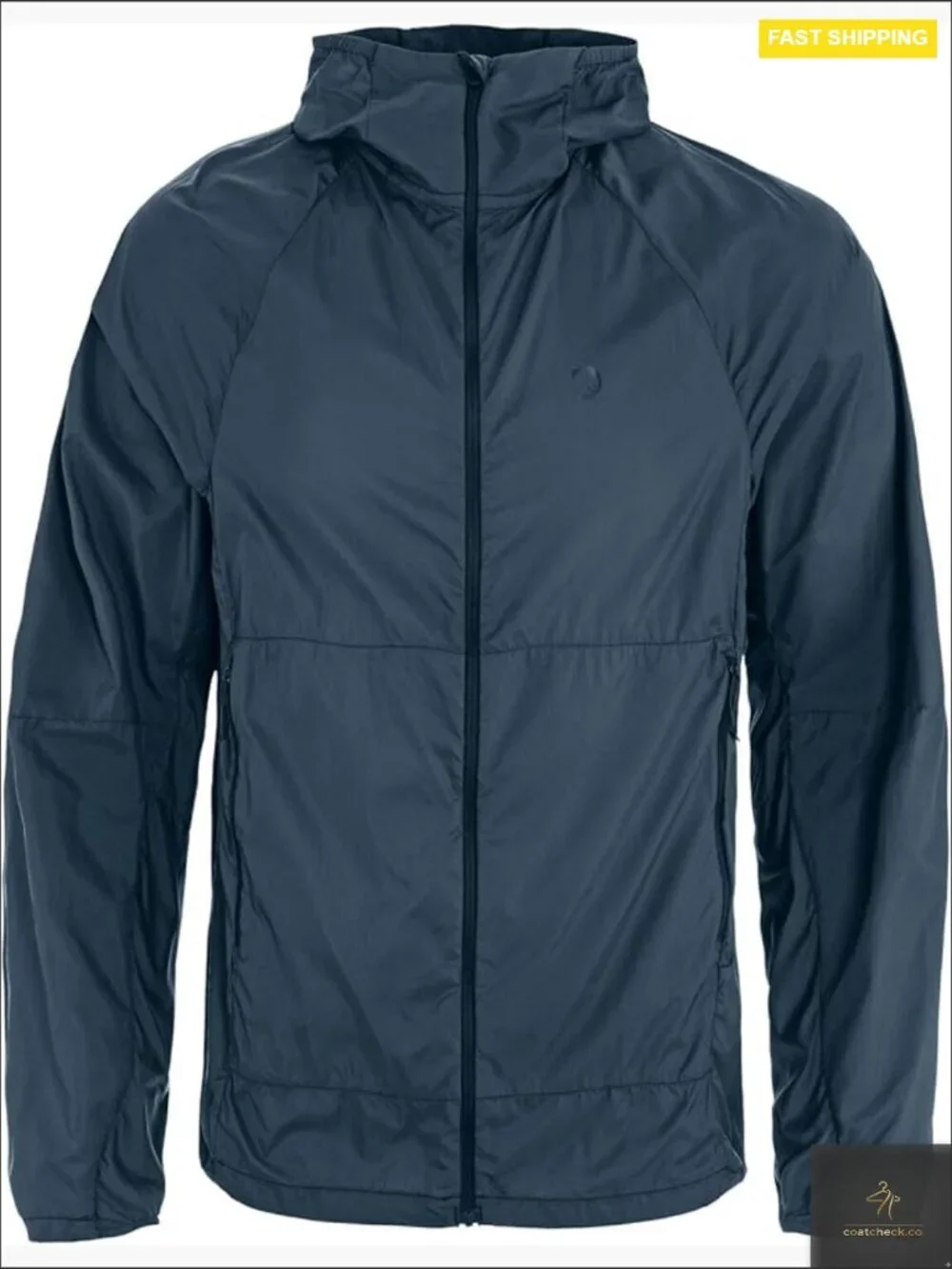 Men's Windbreaker Jacket Lightweight Packable Hooded Hiking Trekking Shell